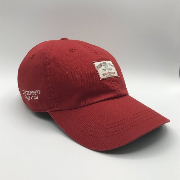 2009 Senior PGA Patch Canterbury Golf Club Red Hook and Loop Hat Cap Vintage - Picture 1 of 10